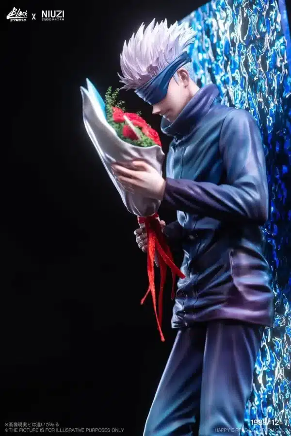 Jujutsu Kaisen BLack Studio x Niuzi Studio Happy birthday Satoru Gojo Resin Statue 3