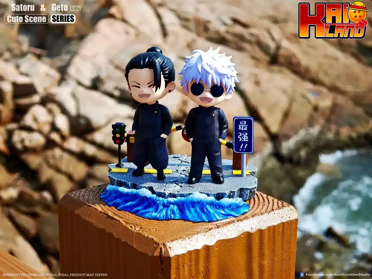 Jujutsu Kaisen Real Creation Studio Gojo Satoru x Suguru Geto Street Gang V3 Resin Statue