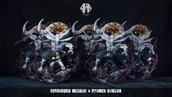 Jujutsu Kaisen Space Realm Studio Fushiguro Megumi x Ryomen Sukuna Resin Statue