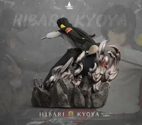 Katekyo Hitman Reborn Freedom Studio Hibari Kyoya Resin Statue 3