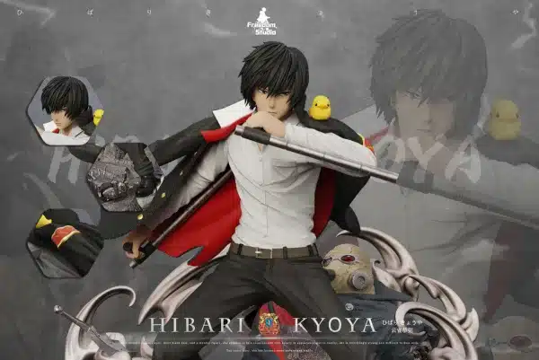 Katekyo Hitman Reborn Freedom Studio Hibari Kyoya Resin Statue 5