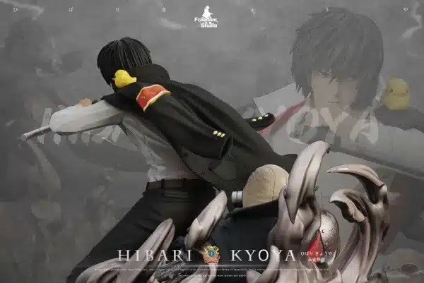 Katekyo Hitman Reborn Freedom Studio Hibari Kyoya Resin Statue 6