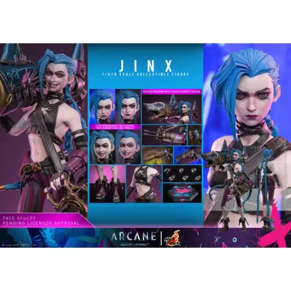 League of Legends Hot Toys Jynx Arcane 3