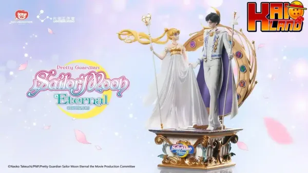 Light Year studio Queen Serenity x King Endymion Licensed Resin Statue 1