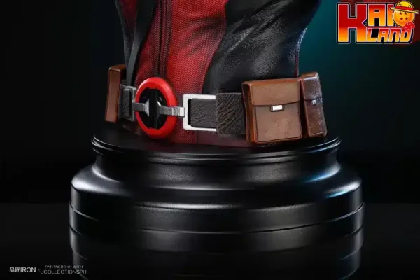 Marvel Pin Jiang Iron Studio Deadpool Bust Resin Statue 4 jpg