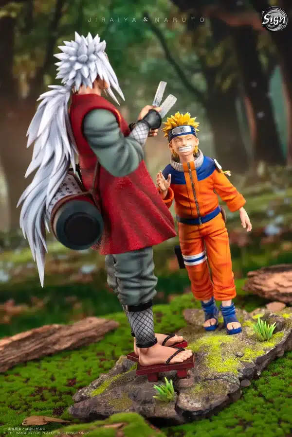 Naruto Sign Studio Naruto x Jiraiya Resin Statue 3