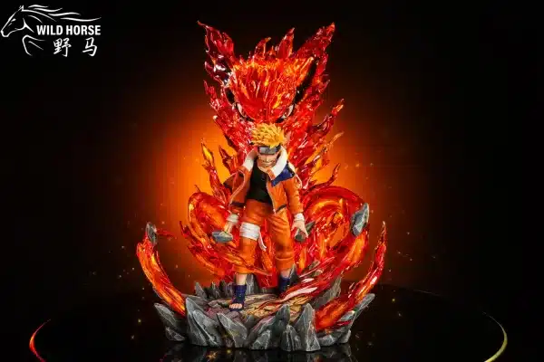 Naruto Wild Horse Studio Childhood Hot Blood Uzumaki Naruto Resin Statue 2