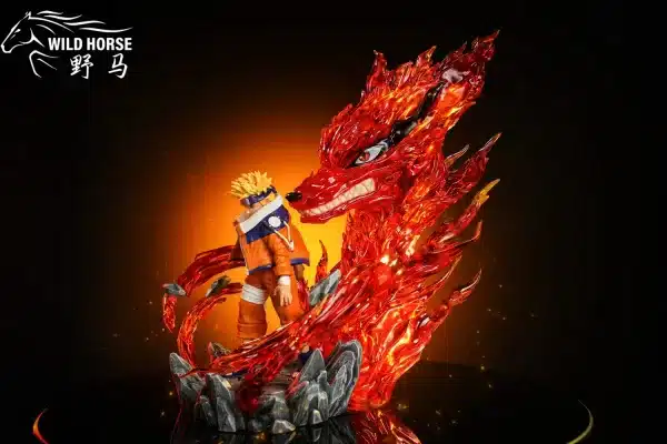 Naruto Wild Horse Studio Childhood Hot Blood Uzumaki Naruto Resin Statue 4