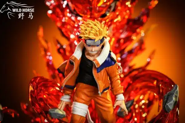 Naruto Wild Horse Studio Childhood Hot Blood Uzumaki Naruto Resin Statue 5