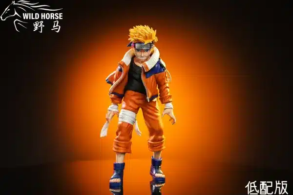 Naruto Wild Horse Studio Childhood Hot Blood Uzumaki Naruto Resin Statue 7