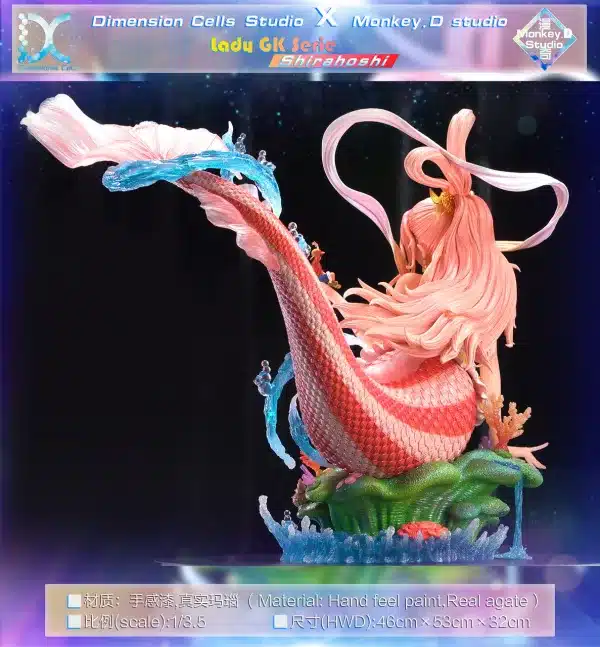 One Piece DC x Monkey D Studio Shirahoshi Resin Statue 4