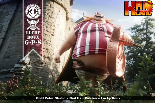 One Piece Gold Peter Studio Lucky Roux Resin Statue 1 scaled