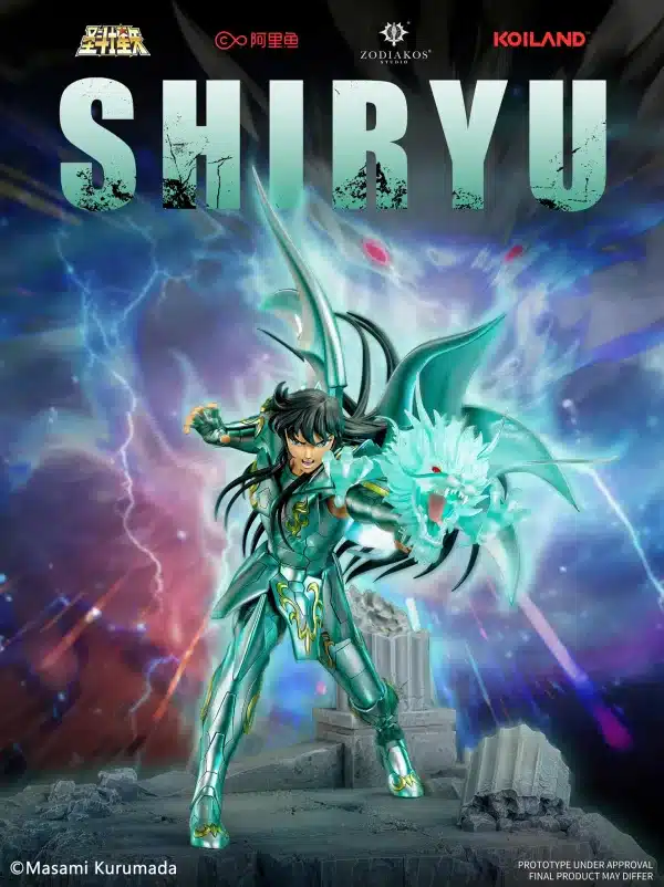 Saint Seiya Zodiakos Studio Shiryu Licensed Resin Statue 1
