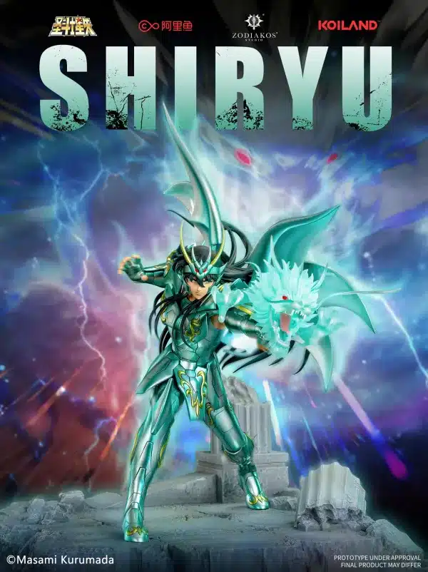 Saint Seiya Zodiakos Studio Shiryu Licensed Resin Statue 2