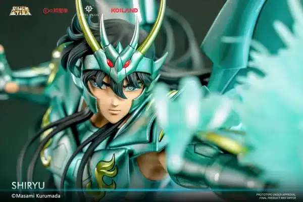 Saint Seiya Zodiakos Studio Shiryu Licensed Resin Statue 3