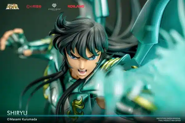 Saint Seiya Zodiakos Studio Shiryu Licensed Resin Statue 4