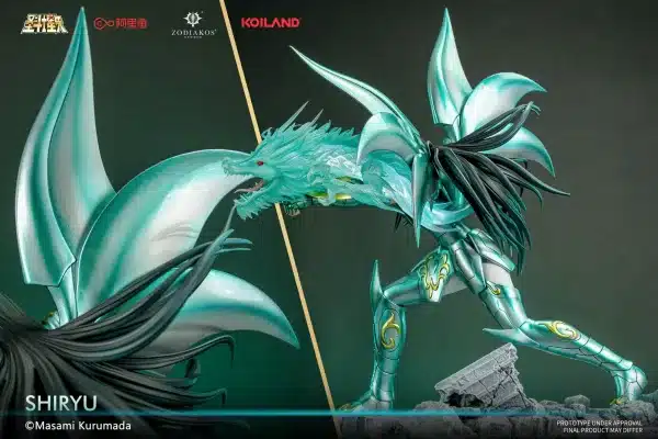 Saint Seiya Zodiakos Studio Shiryu Licensed Resin Statue 7