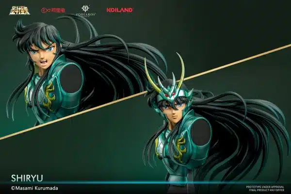 Saint Seiya Zodiakos Studio Shiryu Licensed Resin Statue 8