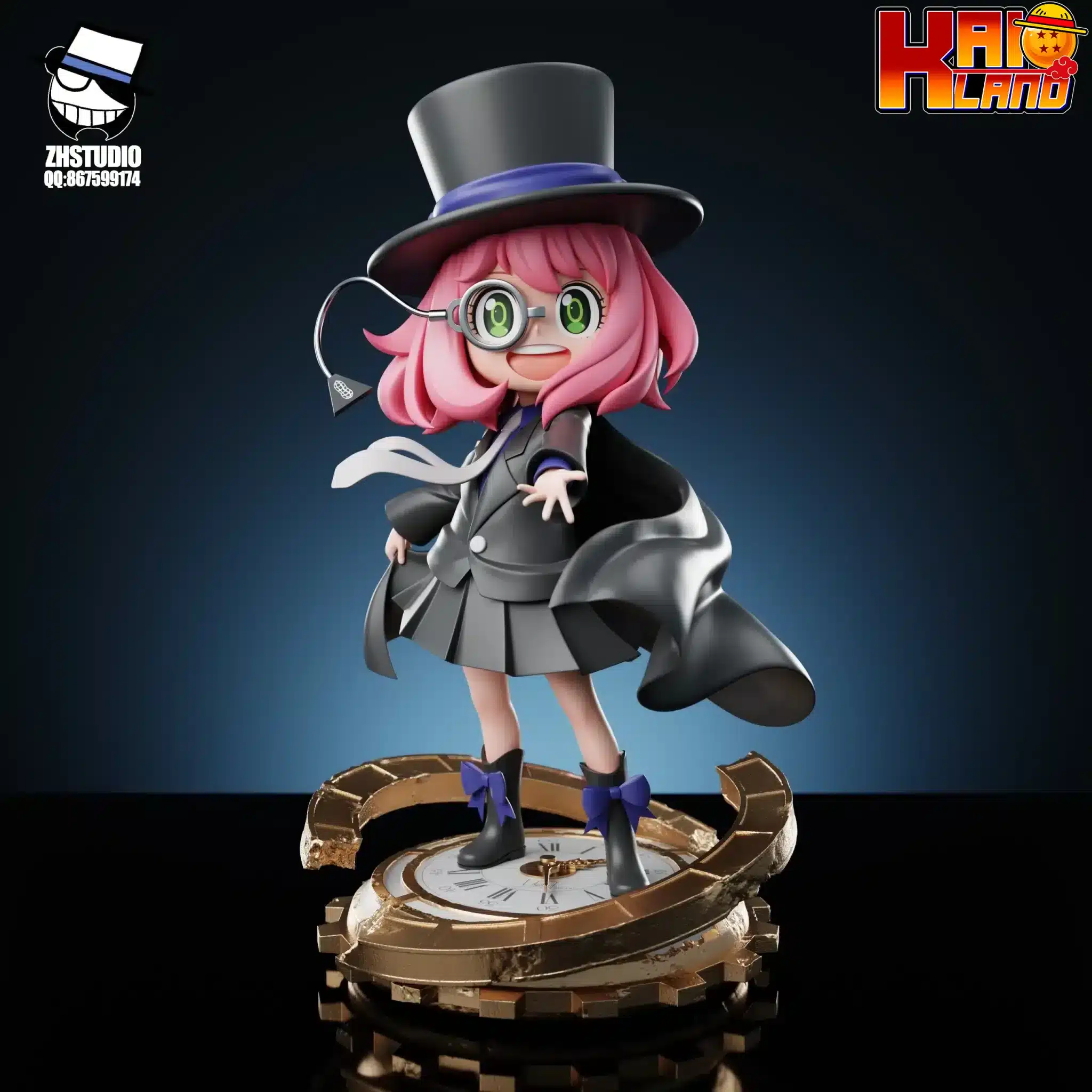 Spy x Family ZH Studio Anya Forger COS Kaito Kuroba Resin Statue