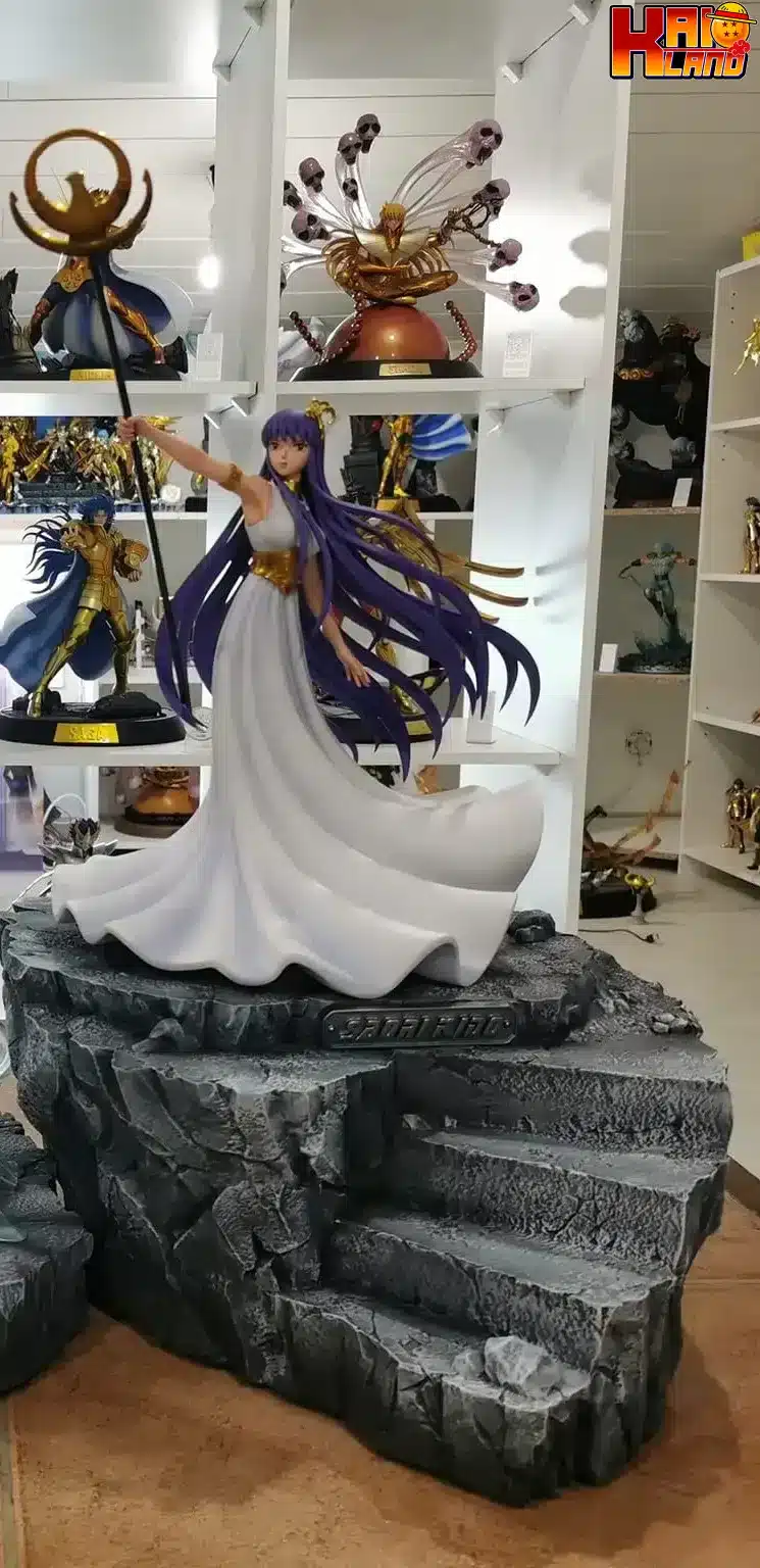 Saint Seiya FOC Studio Athena Version Stairs Base Resin Statue