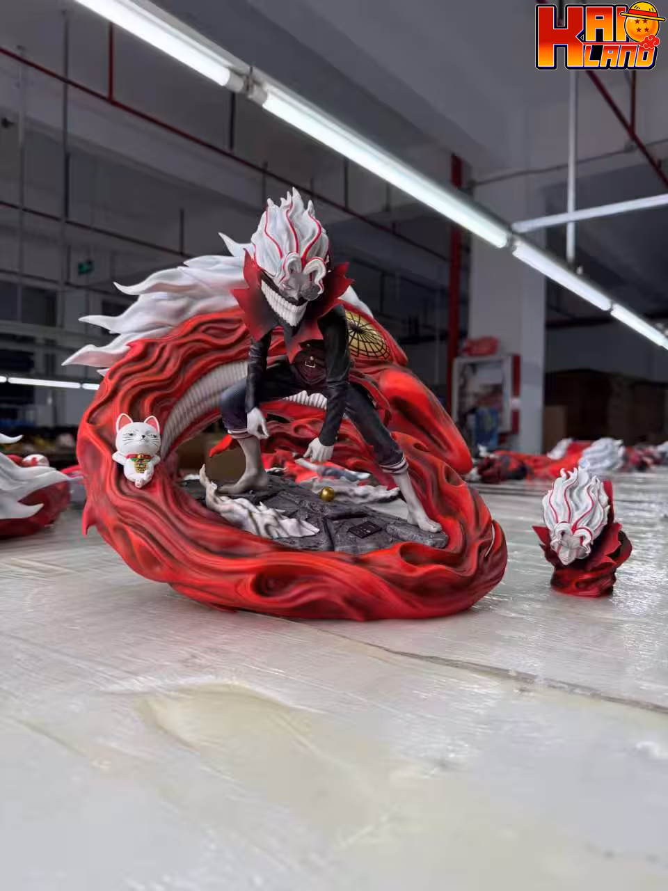DanDaDan Zenkai Studio Okarun X Turbo Granny Resin Statue