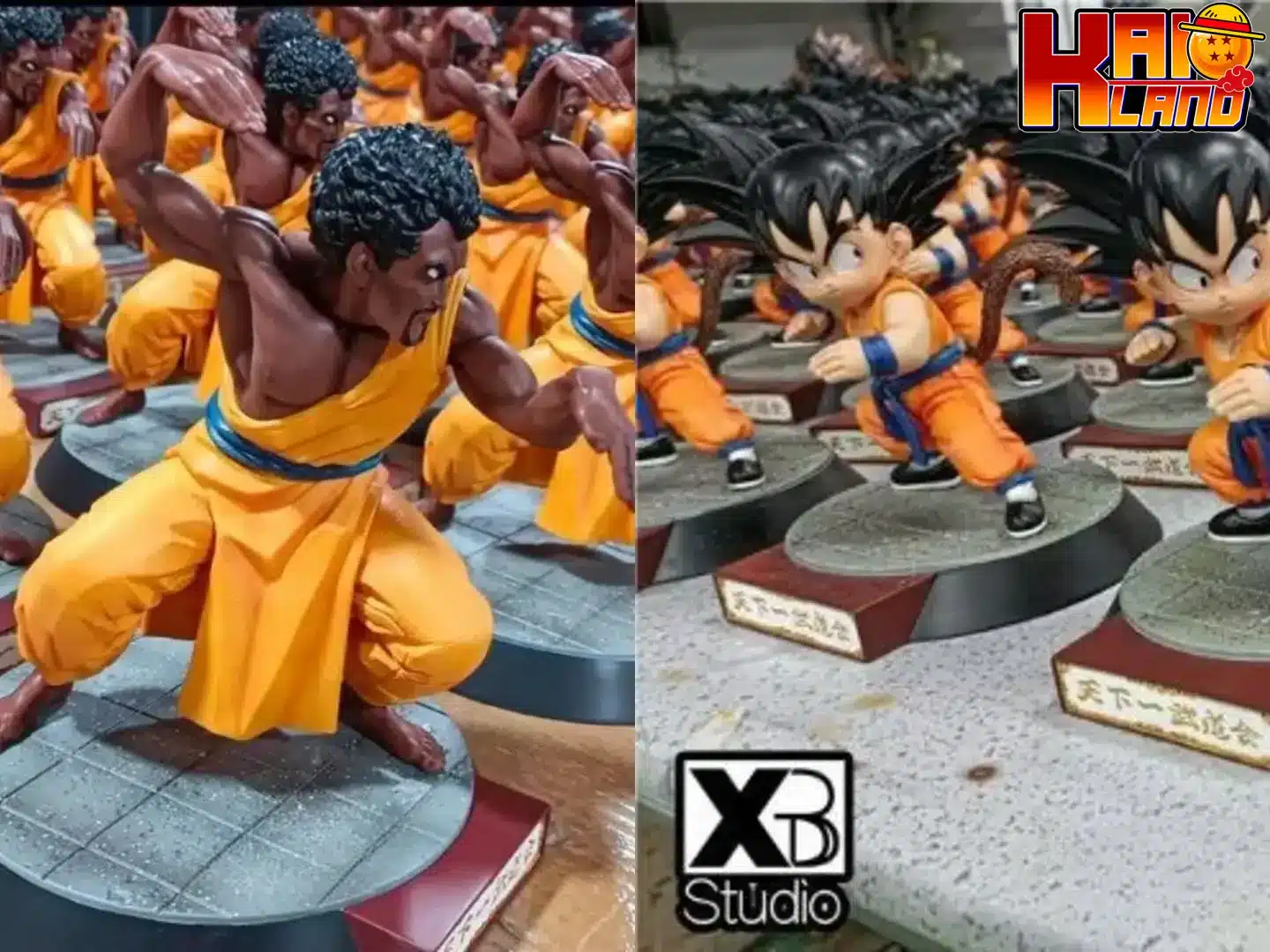 Dragon Ball XBD studio King chapa x Goku Kid Orange Combo Resin Statue Stock Dana EU