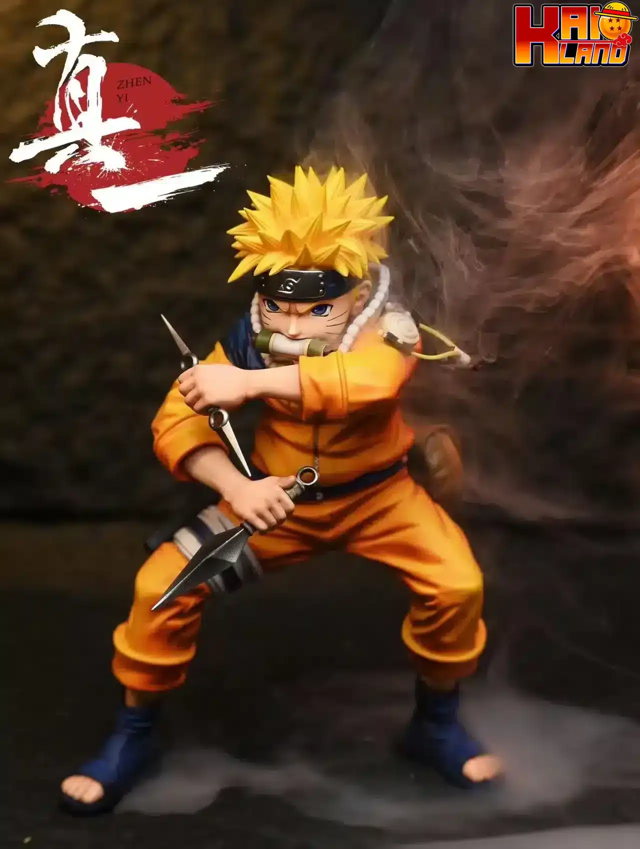 Naruto Zhen Yi Studio Kid Naruto Resin Statue