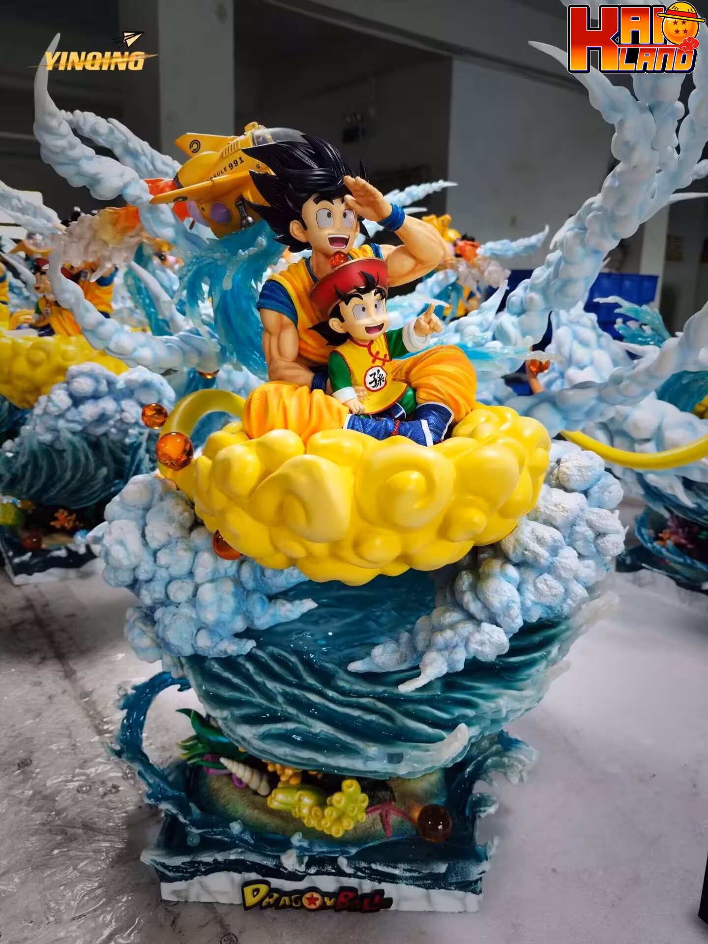 Dragon Ball YinQing Studio Goku x Gohan Resin Statue