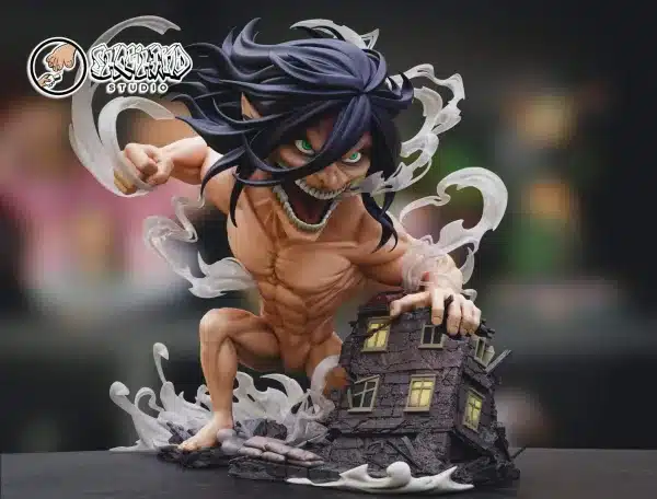 Attack on Titan Showhand Studio Eren Titan Resin Statue 2