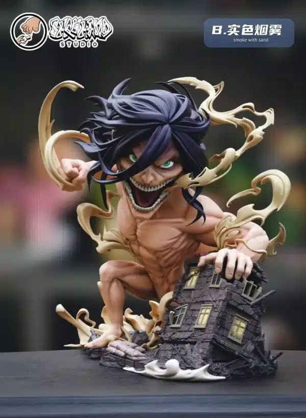 Attack on Titan Showhand Studio Eren Titan Resin Statue 5