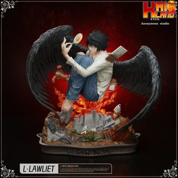 Death Note Anonymous Studio L Lawliet Resin Statue 1