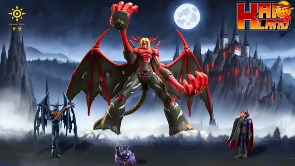 Digimon Genesis Studio Devimon Resin Statue 5 scaled