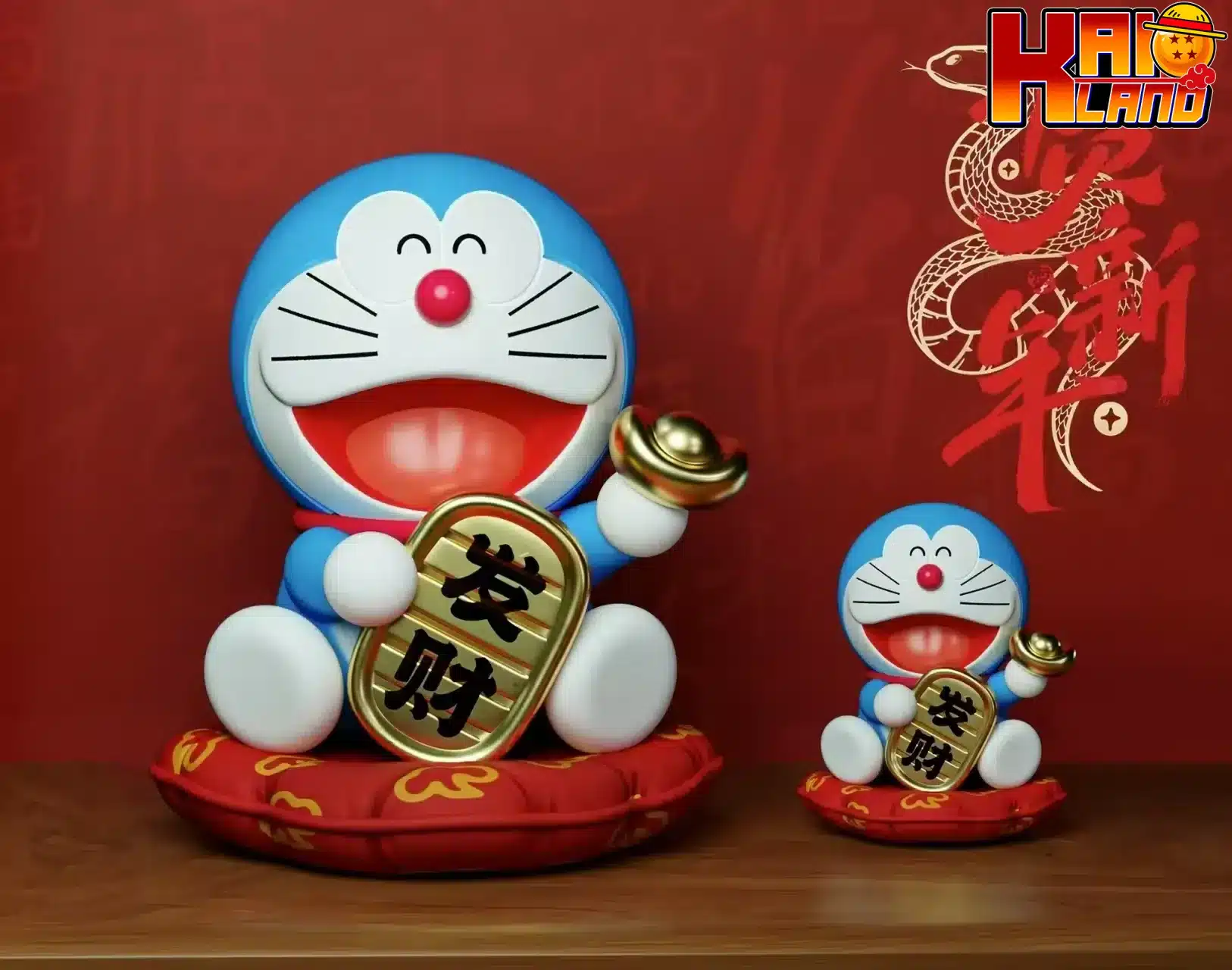 Doraemon YC Studio Happy New Year Resin Statue