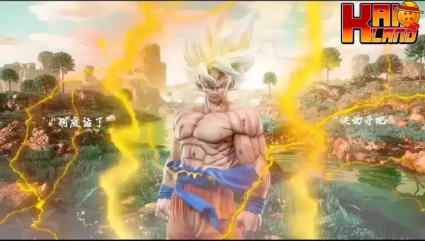 Dragon Ball DU Studio SSJ Goku Resin Statue 5