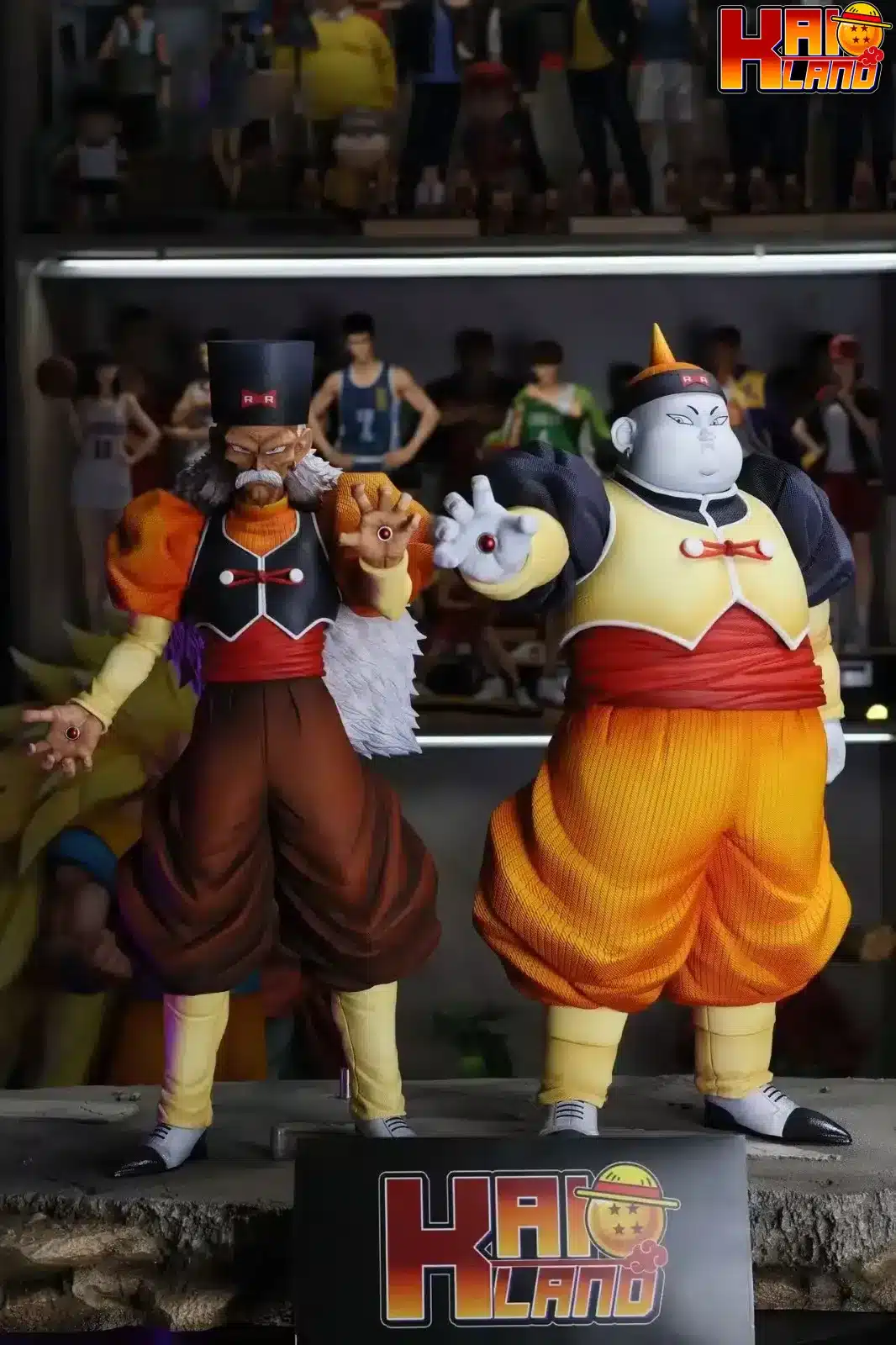 Dragon Ball Infinite Studio Android 19 x Android 20 Dr Gero Resin Statue