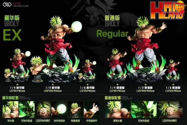 Dragon Ball Infinite Studio Broly Resin Statue 1