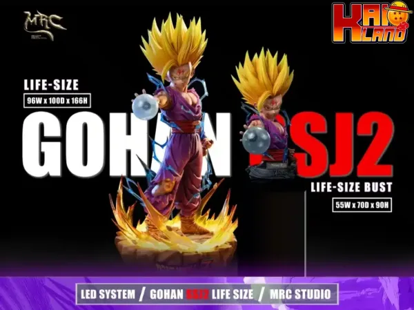Dragon Ball MRC Studio SSJ2 Gohan V2 Resin Statue 1