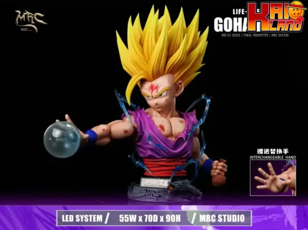 Dragon Ball MRC Studio SSJ2 Gohan V2 Resin Statue 3