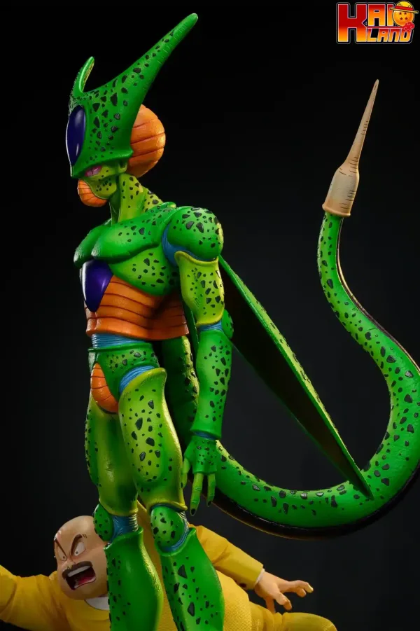 Dragon Ball NEC Studio Cell First Form Resin Statue 4 png scaled