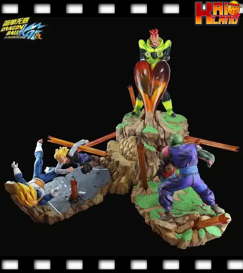 Dragon Ball VKH Studio Android 16 x Android 18 Vs Vegeta Android 17 Vs Piccolo Resin Statue