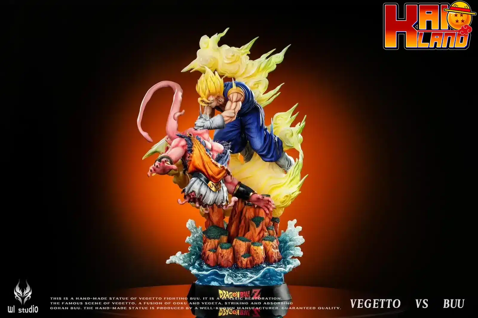 Dragon Ball WL Studio Vegito Vs Buu Resin Statue