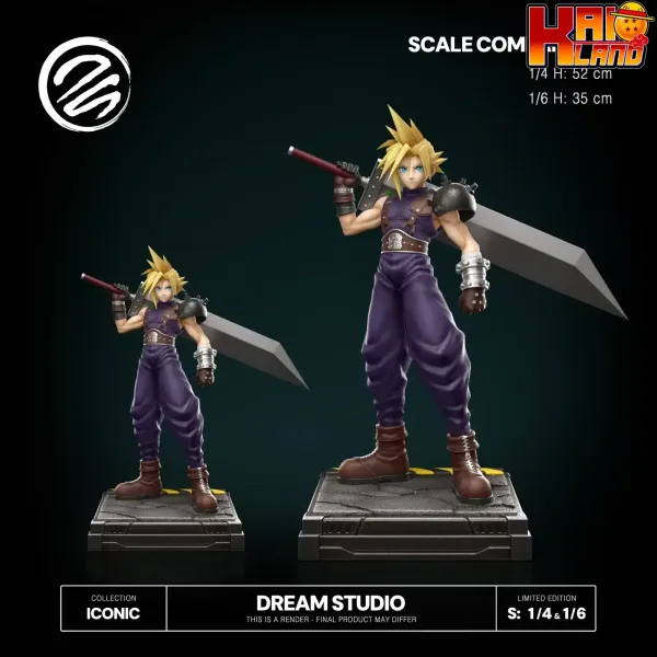 Final Fantasy Dream Studio Cloud Resin Statue 1 1