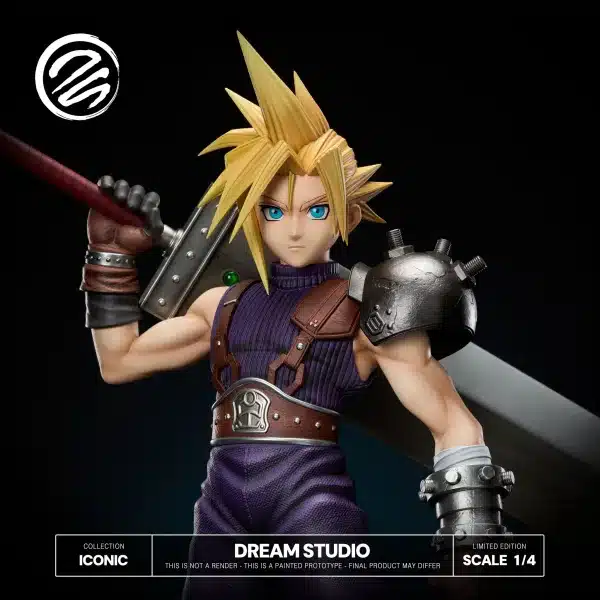 Final Fantasy Dream Studio Cloud Resin Statue 2 3