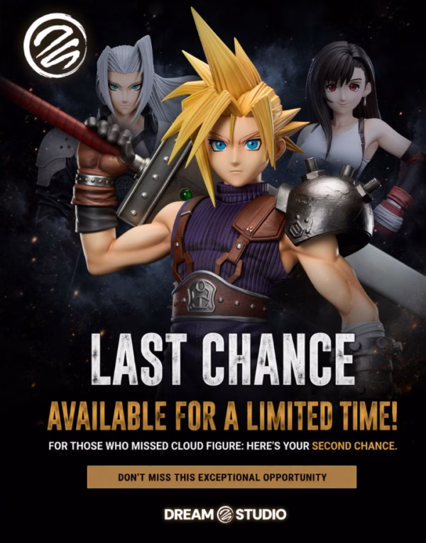 Final Fantasy Dream Studio Cloud Resin Statue