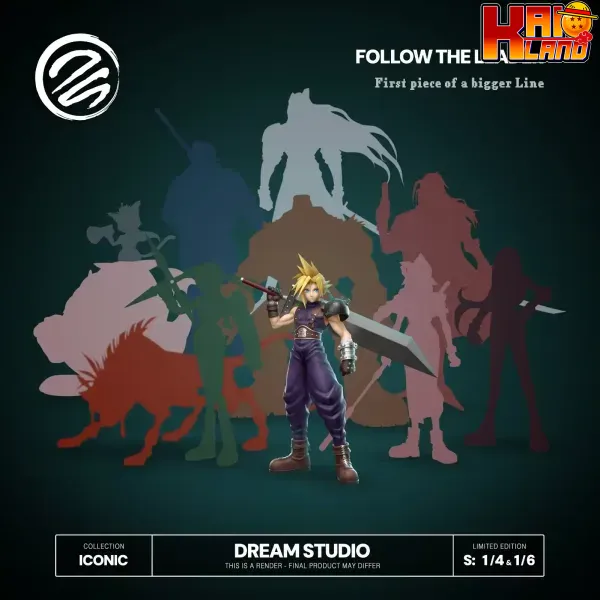 Final Fantasy Dream Studio Cloud Resin Statue 999 2