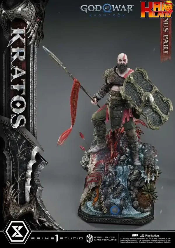God Of War Ragnarok Prime 1 Studio Kratos Licensed Resin Statue 1