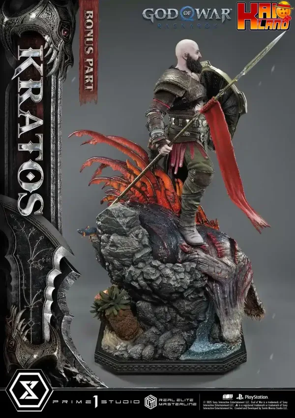 God Of War Ragnarok Prime 1 Studio Kratos Licensed Resin Statue 3