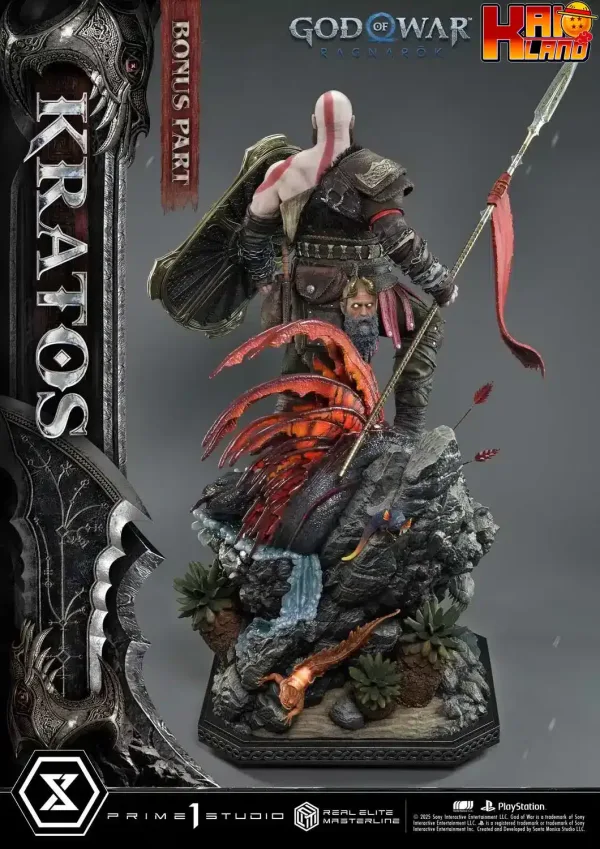 God Of War Ragnarok Prime 1 Studio Kratos Licensed Resin Statue 4