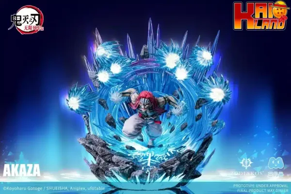 Kimetsu No Yaiba Zodiakos Studio Akaza Licensed Resin Statue 1
