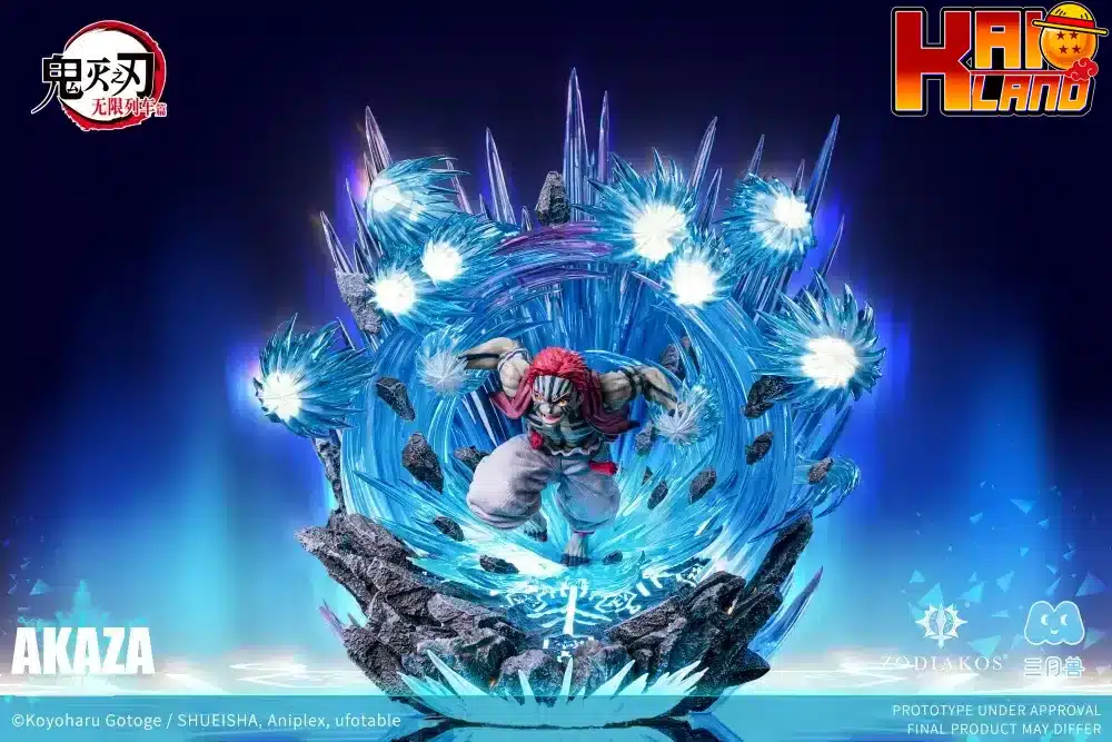 Kimetsu No Yaiba Zodiakos Studio Akaza Licensed Resin Statue